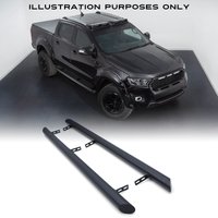 Ford Ranger T9 Double Cab 2023+ Matte Black 3 Side Bars