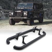 Land Rover Defender 110 L316 83-16 Matte Black 3 Side Bars