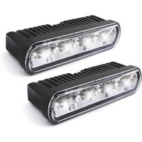 Universal Emarked DIY 8 Chrome Grille Light Kit