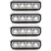 Universal Emarked DIY 4 x 6 Chrome Grille Light Kit