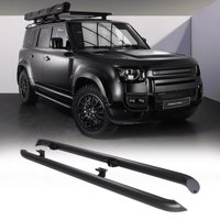 Land Rover Defender 110 L663 2020+ Stainless Steel Black Side Bars