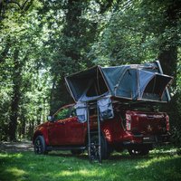 Truck Bed Camping Tent With 270 Degree Side Awning & Heavy Duty Cross Bars