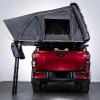 Hard Shell Expedition Truck Bed Camping Tent & Heavy Duty Cross Bars With C-Clamps