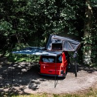 Hard Shell Expedition Roof Top Van Camping Tent With 270 Degree Side Awning & 2.6M Aluminium Roof Rack