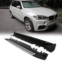BMW X5 F15 2014-18 Black & Silver Side Steps