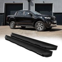 Ford Ranger T7 15-17 Black Running Boards Side Steps