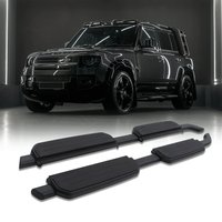 Predator4x4 Black Aluminium Side Steps To Fit Land Rover Defender 110 L663 2020+