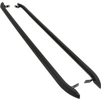 Ford Transit Custom SWB 2013+ Gloss Black Trapezoid Side Bars