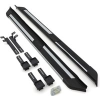 VW T-Roc MK1 2017-2025 Black & Silver Side Steps