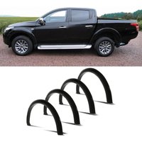 Mitsubishi L200 Triton 15-18 60mm Gloss Black OEM Style Wheel Arches