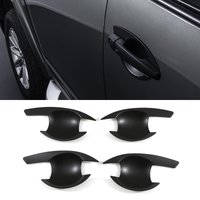 Mitsubishi Triton L200 19-23 Black Door Handle Protector Inserts