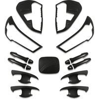 Toyota Hilux 2020+ Black Exterior Protective Trim Kit