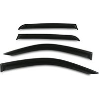 Toyota Hilux Travo 2026+ Black Wind Deflectors