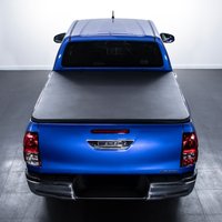 Toyota Hilux MK8 MK9 2015+ Black Tri-Fold Soft Tonneau Cover