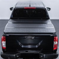 Nissan Navara D40 05-14 Black Tri-Fold Hard Tonneau Cover