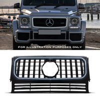 Mercedes Benz G-Wagon W463 90-18 Gloss Black LED Front Grille