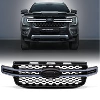 Ford Ranger T9 Wildtrak 2023+ Matte Black Dynamic LED DRL Grille