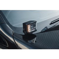 Stealth LED Mercedes X-Class Twin 4" Dark Force LED Bonnet Kit - 16,800 Lumens
