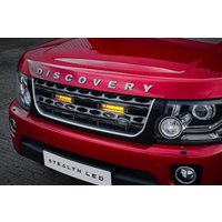 Stealth LED Land Rover Discovery 4.5 2013-2016 Twin 6" Flashing Luminous LED Integration Grille Kit - 5,760 Lumens