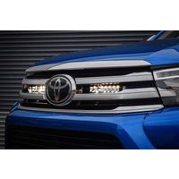 Stealth LED Toyota Hilux MK8 2015-2020 Twin 10" Luminous LED Integration Grille Kit - 7,560 Lumens