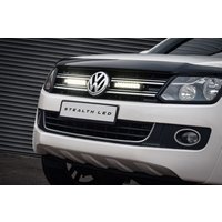 Stealth LED VW Amarok 2010-2016 Twin 10" Luminous LED Integration Grille Kit - 7,560 Lumens