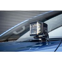 Stealth LED Toyota Hilux MK8 2015-2020 Twin 4" Dark Force LED Bonnet Kit - 16,800 Lumens
