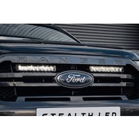 Stealth LED Ford Ranger T8 2018-2022 Twin 10" Luminous LED Integration Grille Kit - 7,560 Lumens