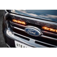 Stealth LED Ford Ranger T8 2018-2022 Twin 10" Flashing Luminous LED Integration Grille Kit - 7,560 Lumens