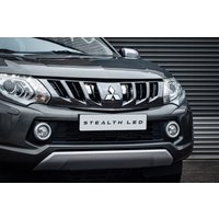 Stealth LED Mitsubishi L200 2015-2019 Twin 3" Luminous LED Integration Grille Kit - 9,600 Lumens