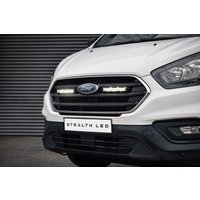 Stealth LED Ford Transit Custom 2019-2023 Twin 10" Luminous LED Integration Grille Kit - 7,560 Lumens