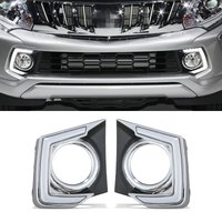 Mitsubishi L200 Triton Series 5 15-19 LED DRL & Fog Light Surround