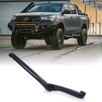 Toyota Hilux MK8 MK9 15-23 Black Stainless Steel Snorkel Kit