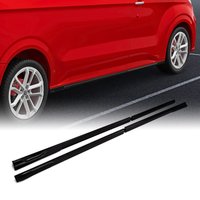 Ford Transit Custom MK2 LWB 2024+ Gloss Black Side Skirts