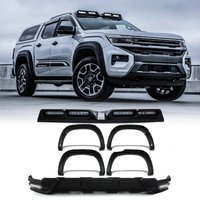 VW Amarok MK2 2023+ Predator4x4 DRL Front Splitter Wide Arches & Quad Roof Light Kit