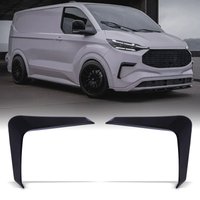 Ford Transit Custom MK2 24+ Gloss Black Front Canards