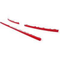 VW Transporter T6 16-19 Red 5pc Upper & Lower Grille Trim Kit