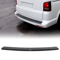 VW Transporter T5 T5.1 03-15 Gloss Black Rear Bumper Protector Cover