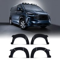 Ford Transit Custom MK2 SWB 23+ Gloss Black Wheel Arches