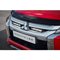 Stealth LED Mitsubishi L200 2019-2023 Twin 10" Luminous LED Integration Grille Kit - 7,560 Lumens