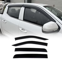 Maxus T60 2019+ Tinted Front & Rear Wind Deflectors