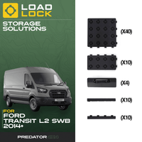 Ford Transit SWB/LWB/XLWB L2 2014+ LoadLock Full Load Bed Base Kit
