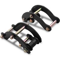 Isuzu D-Max 12-20 - Black 2" Rear Lift Shackles