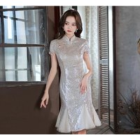 Oriental Qipao Cheongsam Chinese Dress -3SAM5ZCPF
