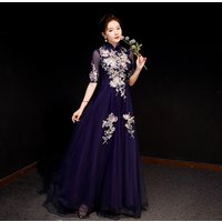 Oriental Qipao Cheongsam Chinese Dress -9SQKIFNLZ