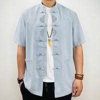 Chinese Shirt Blouse Kung Fu Costume -A5WXZJCFA-1