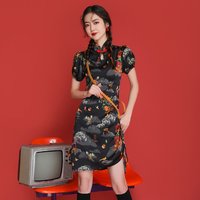 Oriental Qipao Cheongsam Chinese Dress -BXAEBQ2CI