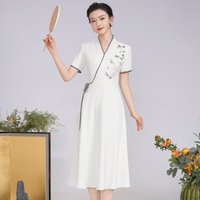 Oriental Qipao Cheongsam Chinese Dress -LJK6X40G7