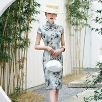 Oriental Qipao Cheongsam Chinese Dress -S8AS6MLB0