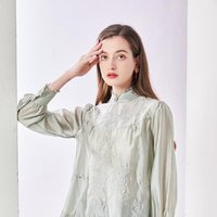 Oriental Chinese Shirt Blouse Costume -X6XL4WFPD-3