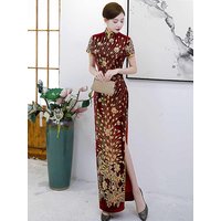 Oriental Qipao Cheongsam Chinese Dress -Y9FS6KVJB